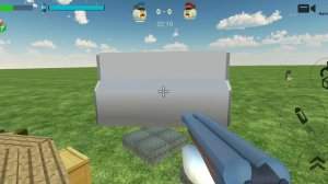 В приватный сервер Chicken Gun добавили новую карту? Я построил новую карту часть 3!Cnicken gun Pri