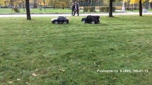 Купить детский электромобиль Land Rover Defender на pushishki.ru