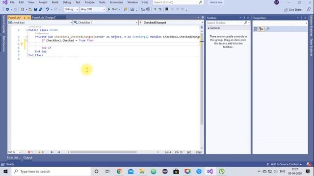 CHECKBOX USE IN VISUAL STUDIO 2019 | 2020 | LATEST | VB.NET смотреть онлайн