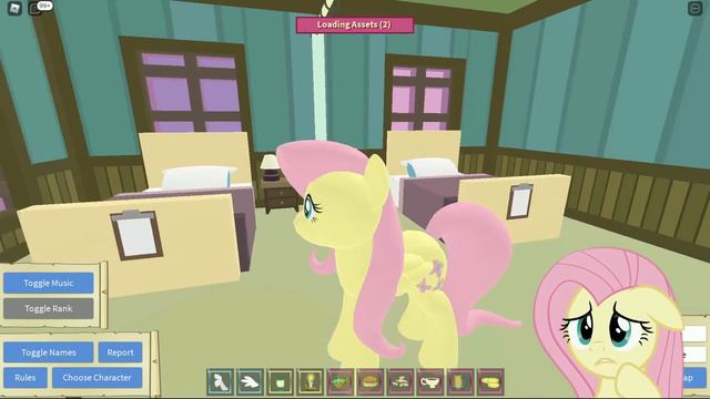 Fluttershy Plays Roleplay Is Magic Game in Roblox! смотреть онлайн
