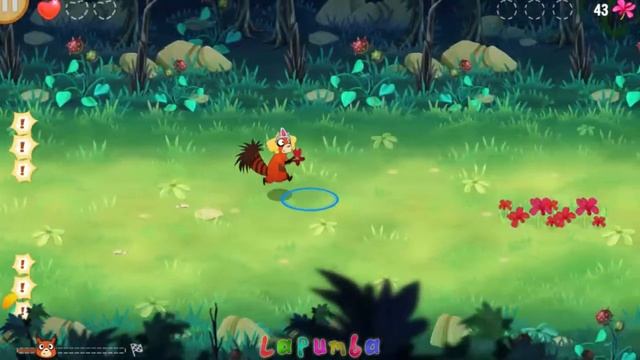 Rakoo's adventure Приключения Белки Раку озвучено на русском Игра для детей на андроид IOS смотреть онлайн