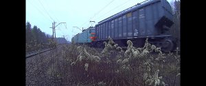 Грузовой поезд на БМО, перегон Сандарово - Детково