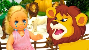 Штеффи потерялась в Зоопарке. Чем занята кукла Барби? Видео для девочек