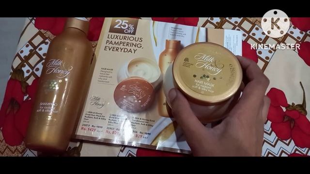 Oriflame Milk & Honey Gold Hair Mask Review| Soft & Smooth hair| Hair Protein At home смотреть онлайн