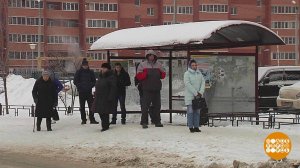 Мороз. Остановка. Автобуса нет... Доброе утро. Фрагмент выпуска от 15.01.2019