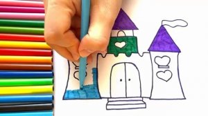 КАК НАРИСОВАТЬ ЗАМОК ДЛЯ ДЕТЕЙ