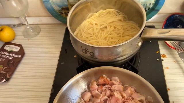 Готовка карбонары в стиле безумия. смотреть онлайн