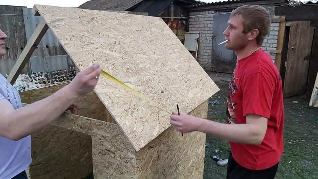 Домик для девочки своими руками из ОСБ смотреть онлайн
