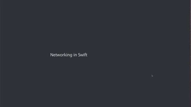 00 - Networking in Swift - Introduction смотреть онлайн