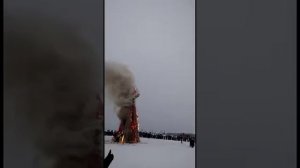 Этномир, Масленица 2018. Сжигание чучела.