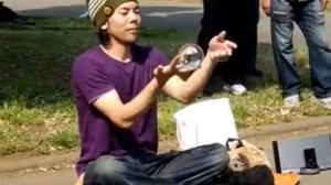 Japanese Glass Ball Performer