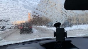 Как быстро оттает лобовое стекло в Субару Форестер 2.0