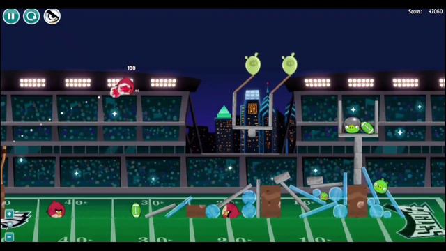Angry Birds Philadelphia Eagles Playthrough смотреть онлайн