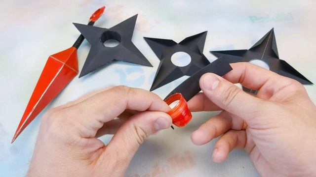 How to make SURIKEN out of paper with your own hands. DIY #NARUTO paper weapon. смотреть онлайн
