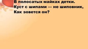 Викторина "Ягоды "