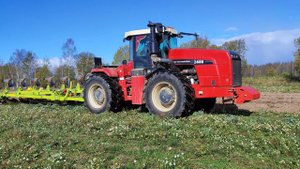 Оборотный модульннй плуг "Сириус" ПОМ 6+1+1 производства ООО "Волгаагромаш" работа с RSM 2400