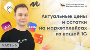 #6 Актуальные цены и остатки на маркетплейсах из вашей 1С. 1С для Маркетплейсов.