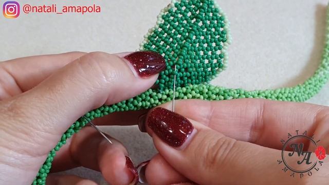 Колье из бисера с розой КАРМЕН/Часть 8/СБОРКА КОЛЬЕ/Beaded necklace/Natali Amapola смотреть онлайн