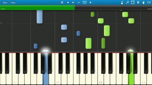 Константин Меладзе - Опять Метель (на пианино Synthesia)