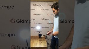 Кольцевая лампа на прищепке настольная