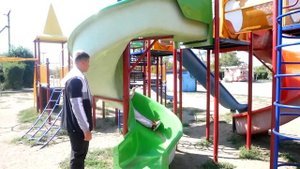 Горка пожиратель на детской площадке сожрала Ладу Энерджи! ВСЕ CЕРИИ ПОДРЯД (1 - 6)