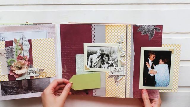 Скрапбукинг/ Винтажный альбом/ Обзор/ Эко стиль/ DIY смотреть онлайн