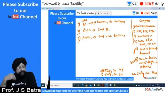 What to Expect in Last 30 Days | Unacademy CA Intermediate Group 2 | J.S. Batra