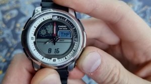 Как выставить время на часах casio 4738 AQF-102W