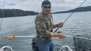 Ловля форели на озере (Henry hagg Lake) Орегон США