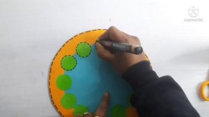 How to make learning clock /Clock model for school project/DIY Paper Clock Making Ideas