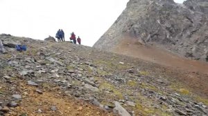 Taş yuvarlama. Kaçkarlardan dönerken  Deniz gölünde köylülerimin operasyonu.