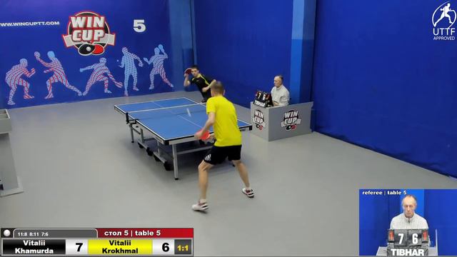 00:00 Хамурда Виталий (2:3) Крохмаль Виталий cтол 5 ЮГ-6 18.04.22 смотреть онлайн