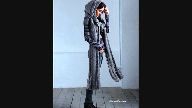 Модные шарфы осень-зима 2020-2021. Стильные образы с шарфами. Как и с чем носить смотреть онлайн