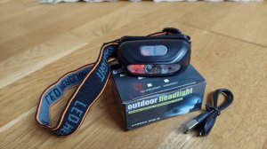 Зараз кожному українцю край необхідний такий ЛІХТАРИК Налобный фонарик с датчиком движения ОБЗОР