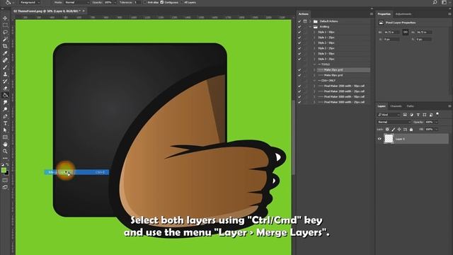 Knitting CS3+ Photoshop Action Tutorial смотреть онлайн