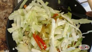 FRIED CABBAGE & BELL PEPPERS ❤️ Eat to boost your immune system!