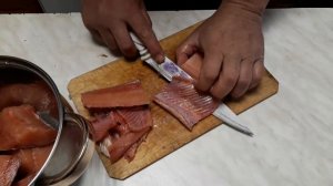 семужный посол с летней кеты