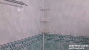 Отделка ванной комнаты пластиковыми панелями
