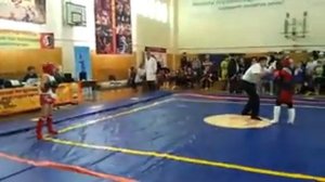 Бой Ушу Саньда Акьюз Дэрья 10 лет