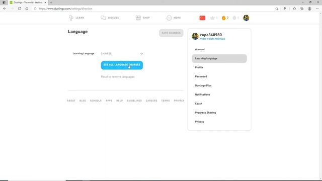 How to Change Language on Duolingo?
