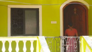 Утро в деревне. Мандрем. 4K. Гоа. Индия. Апрель 2023 года