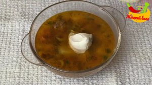 Рецепт СОЛЯНКА ЗА 30 минут с колбасой. Вкусно и Быстро!