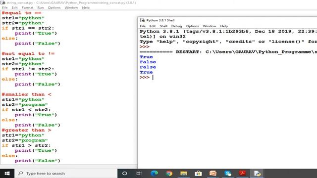 Python Class XI Chapter 4 Strings