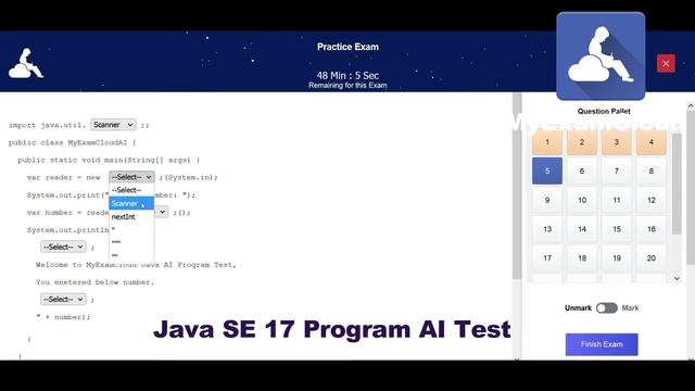 Java SE 17 (1Z0-829) MyExamCloud Practice Tests - AI Powered смотреть онлайн