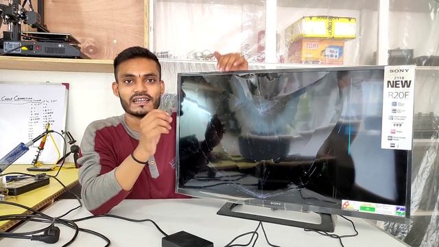 How to repair LED TV Broken Display full information