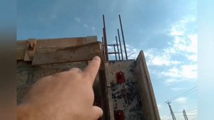 Система сложного армирования,мощные колонны,для ригеля.