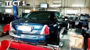 Замер мощности Maserati Quattroporte на дино стенде | Maserati Quattroporte dyno test | X-PIPE SOUN