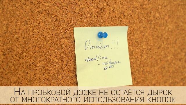 Пробковая доска на стену Doski4you легкая, удобная безрамочная