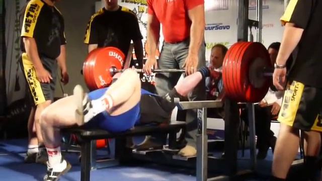 Меркулов Алексей. Жим 285 кг в.к.90кг смотреть онлайн