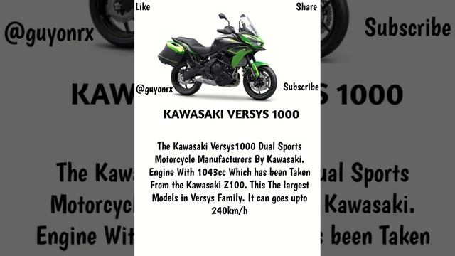 KAWASAKI VERSYS1000 #viral #kawasaki #guyonrx #versys1000 #youtube #automobile #trending #yt #short